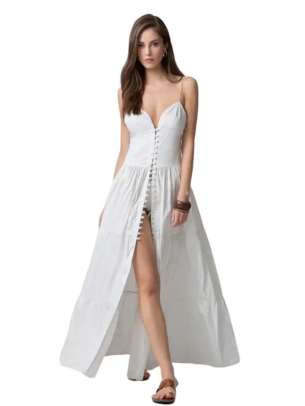Vestiti da sera e cerimonia Donna Me Fui - Vestito lungo - Bianco