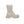 Carica l&#39;immagine nel Visualizzatore galleria, Stivali Donna LIU JO SHOES - Anfibi platform in pelle con plissé - Beige
