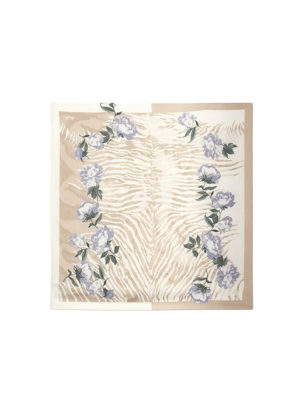 Foulard Donna Liu Jo - Foulard Mix Print 90 - Beige