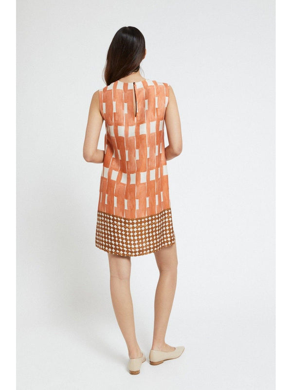 Vestiti casual Donna ottod'Ame - Abito corto in viscosa - Arancione