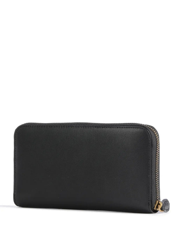 Portafogli Donna Pinko - Ryder Portafoglio pelle a grana fine nero - Nero