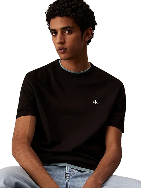 T-shirt Uomo Calvin Klein - T-shirt con logo sul retro - Nero