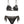 Load image into Gallery viewer, Coordinati Donna F**K - Bikini Push-Up - Nero
