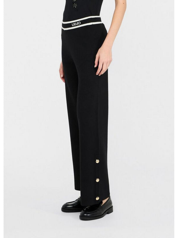 Pantaloni Donna Liu Jo - Pantaloni in maglia - Nero