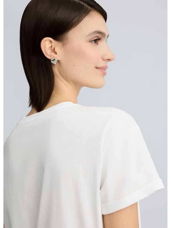 T-shirt Donna Liu Jo - T-shirt con logo - Bianco