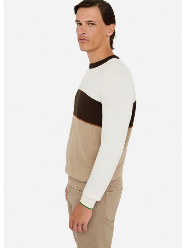 Maglioni Uomo LIU JO UOMO - Maglia in cotone e seta - Bianco