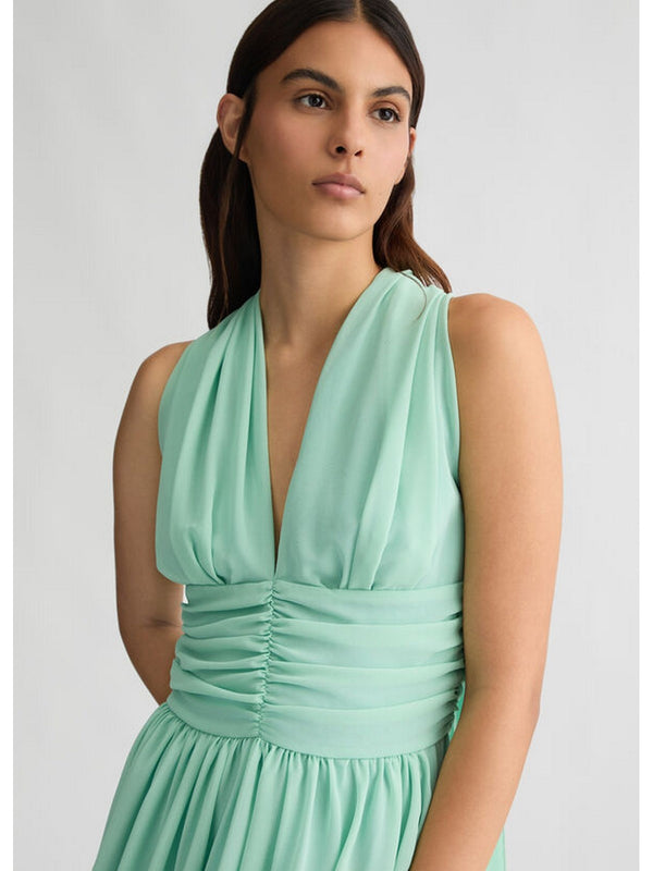 Vestiti da cocktail Donna Liu Jo - Abito corto con drappeggio - Verde