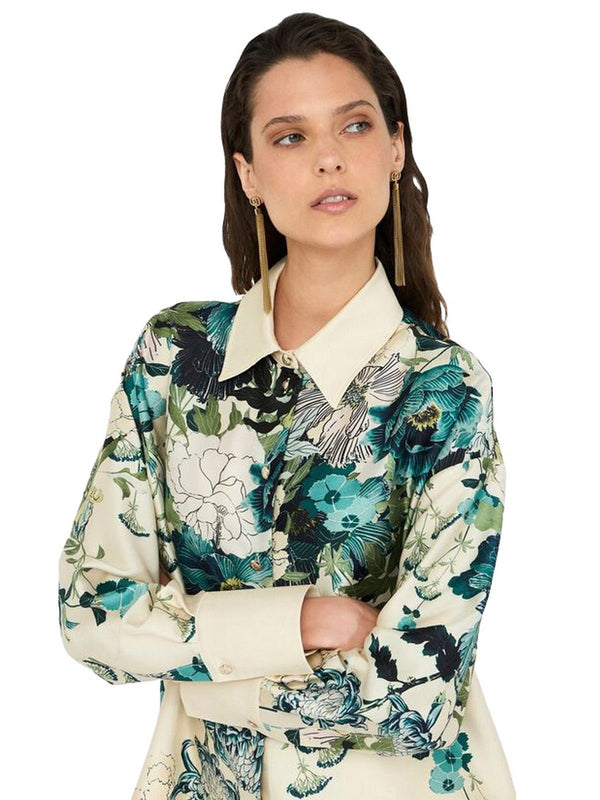 Camicie Donna Liu Jo - Camicia in twill stampato - Bianco