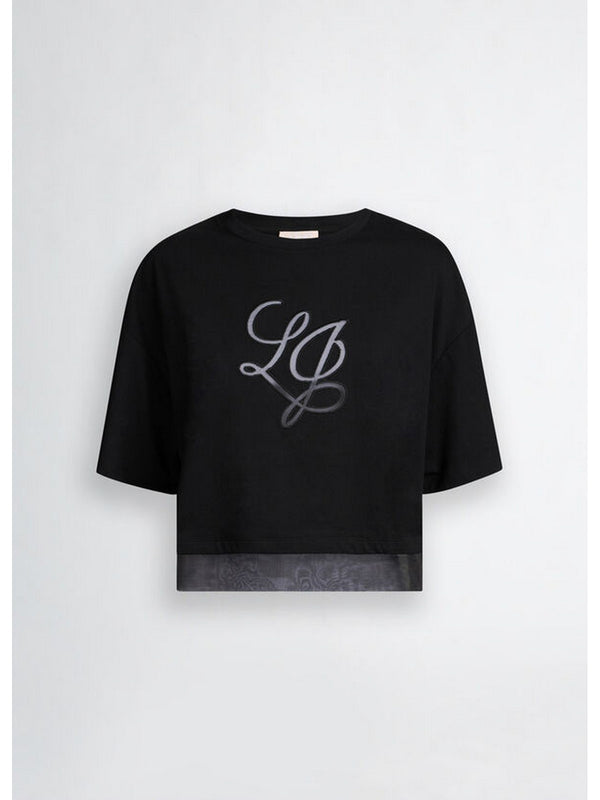 T-shirt Donna Liu Jo - T-shirt con logo - Nero
