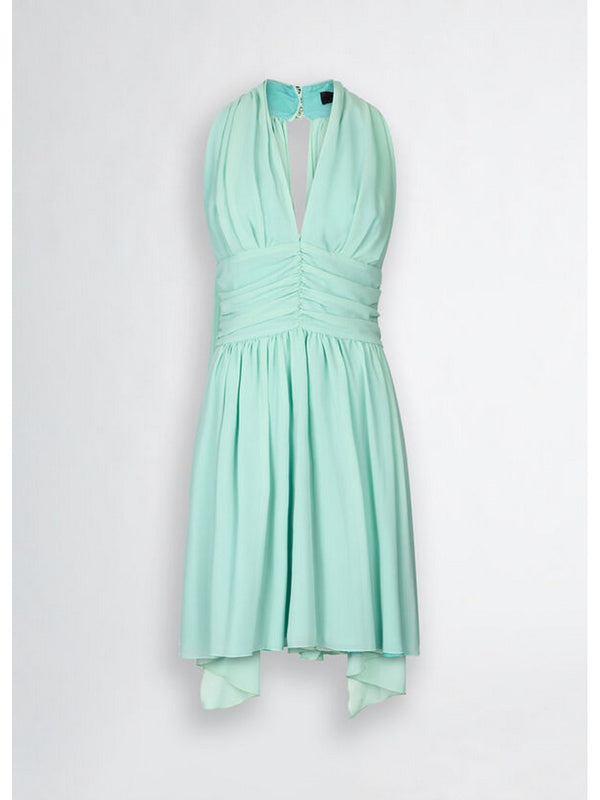 Vestiti da cocktail Donna Liu Jo - Abito corto con drappeggio - Verde
