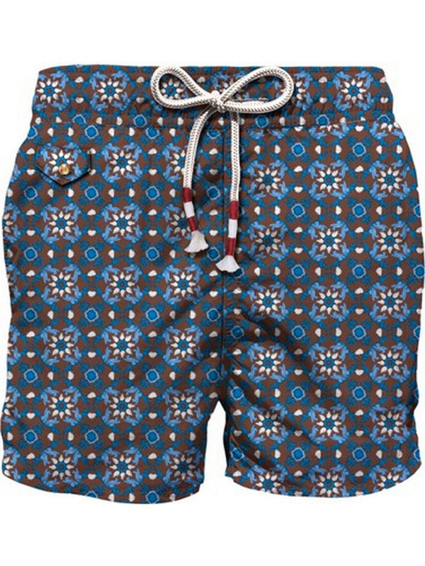 Pantaloncini e calzoncini Uomo Mc2 Saint Barth - Lighting 70 micro deco 1817 - Marrone