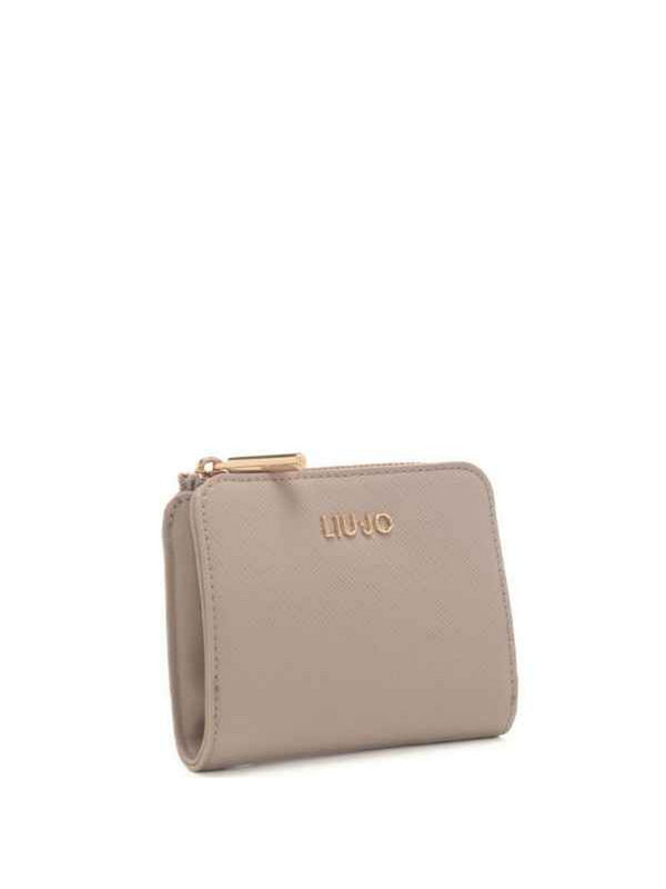 Porta carte di credito Donna Liu Jo - Porta carte con zip - Beige