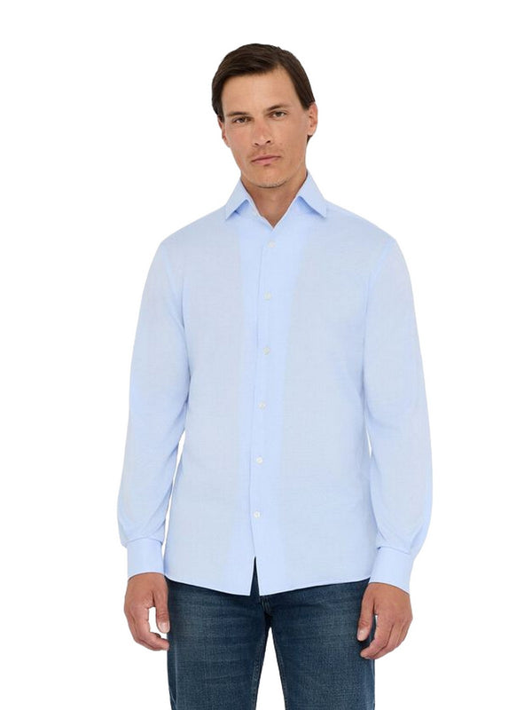 Camicie casual Uomo LIU JO UOMO - Camicia in cotone - Celeste