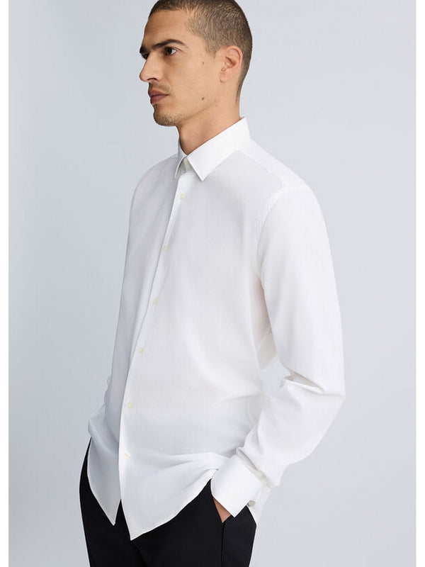 Camicie casual Uomo LIU JO UOMO - Camicia slim fit - Bianco