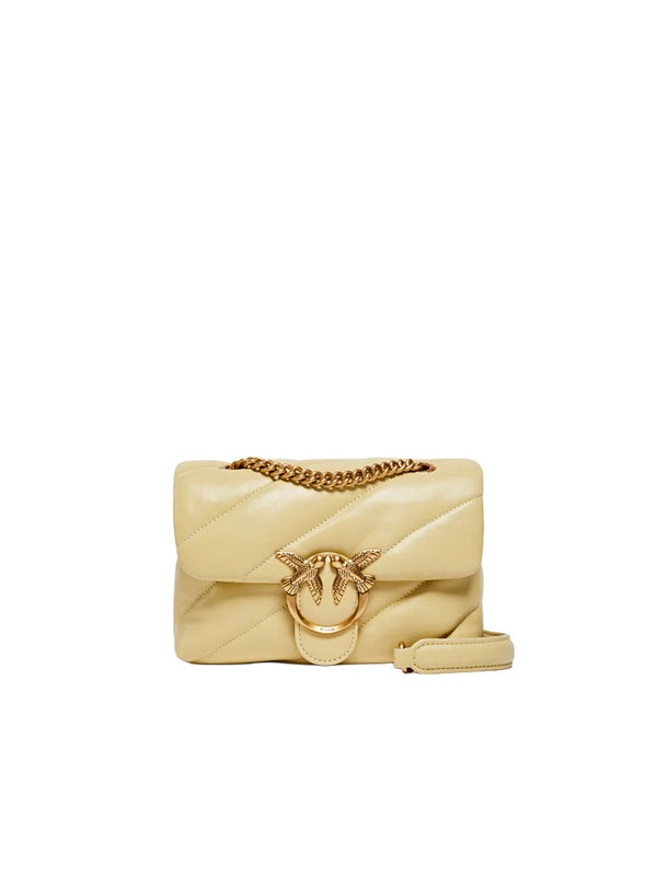 Pinko Borsa Donna Love Mini Puff in Nappa Beige Vaniglia | 100039A0F2-C39Q