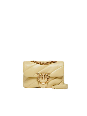 Pinko Borsa Donna Love Puff Mini in Nappa Beige Sabbia | 100039A0F2-L17Q