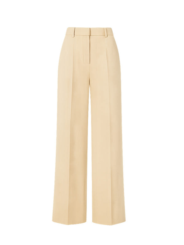 Pinko Jacopone Pantalone Donna Beige Naturale in Lino Stretch K05 - 104929A0IM