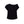 Carica l'immagine nel Visualizzatore galleria, Pinko T-Shirt Donna Marlena in Jersey di Cotone Nero con Nodo sulla Spalla - 106373A35D-PJD
