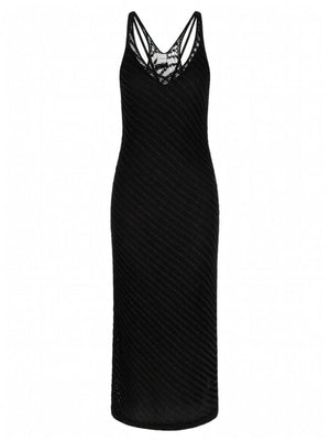 Pinko Miraggio Abito Donna Nero con Micropaillettes 106477A36H-C00
