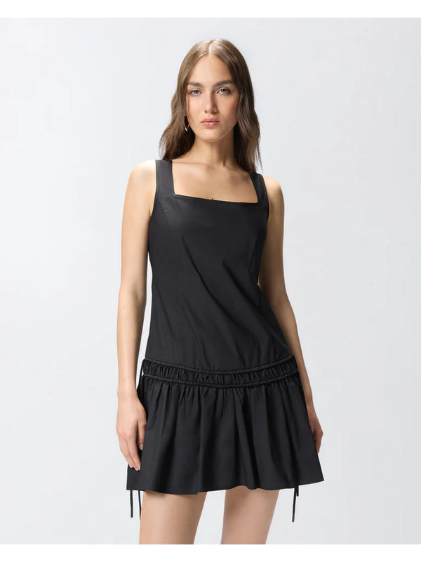 Pinko Abito Corto Donna Nero con Arricci e Coulisse ENNA  106831A2LD-Z99