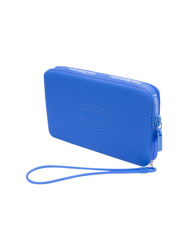 Havaianas Mini Bag Logo Blu Brillante Unisex  Pochette in Silicone con Laccetto 4145429-3504-998