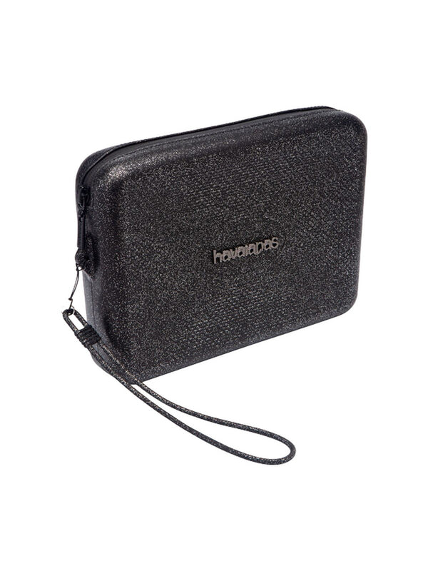 Pochette Donna Havaianas Beach Necessaire Glitter Nera  4147274-0090-998