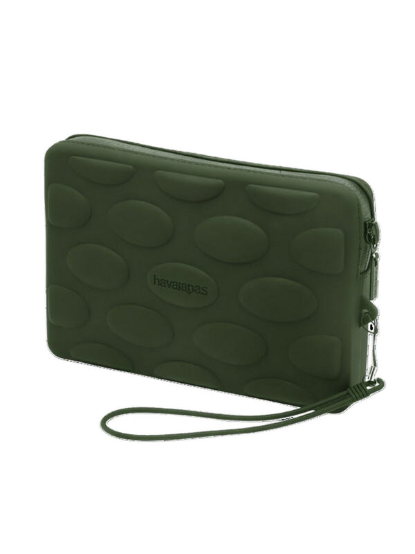 Havaianas Pochette Donna Verde Oliva in Silicone con Laccetto  4149898-04896-998