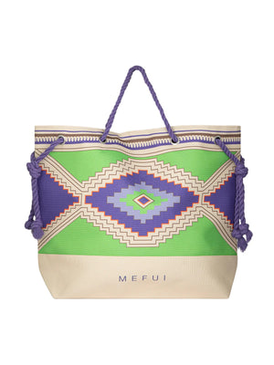 Me Fui Borsa Mare Donna Fantasia Multicolor con Manici in Corda  MA26-SW0001X40