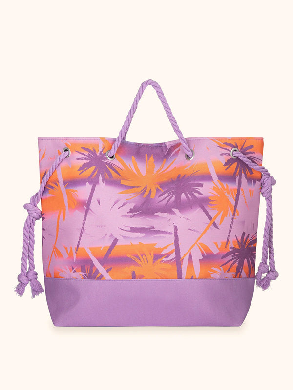 Me Fui Borsa Mare Donna Fantasia Fucsia/Viola con Manici in Corda  MA26-SW0001X41