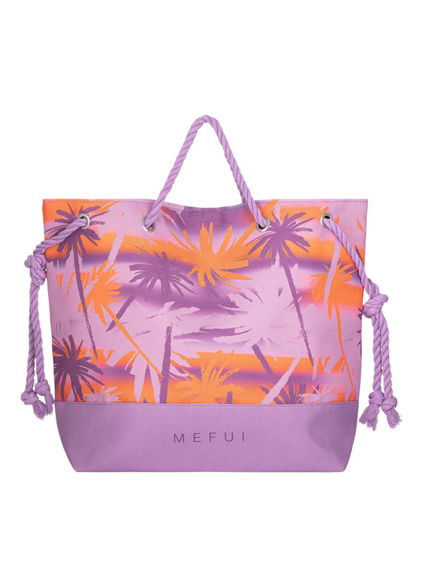 Me Fui Borsa Mare Donna Fantasia Fucsia/Viola con Manici in Corda  MA26-SW0001X41