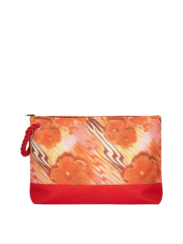 Me Fui Maxi Pochette Donna Fantasia Arancio con Zip  MA26-SW0005X14