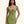 Load image into Gallery viewer, Abito Corto Donna Me Fui Verde Militare Aderente con Maniche Corte  MF26-SW0216MG
