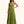 Load image into Gallery viewer, Abito Lungo Donna Me Fui Verde Militare con Bottoni e Gonna Volant  MF26-SW0219MG
