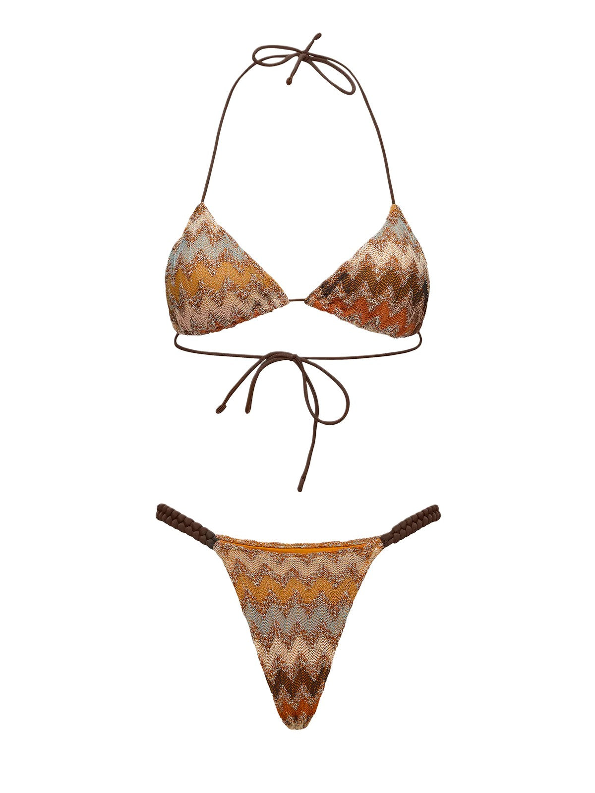 Bikini Donna Me Fui Triangolo con Slip fisso Multicolor SW0400-MC