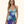 Carica l'immagine nel Visualizzatore galleria, Abito Corto Donna Me Fui Fantasia Tropicale Blu MF26-SW0836X45
