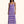Load image into Gallery viewer, Abito Lungo Donna Me Fui Fantasia Viola e Beige SW1600-X37 con Spalline Regolabili
