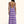 Load image into Gallery viewer, Abito Lungo Donna Me Fui Fantasia Viola e Beige SW1600-X37 con Spalline Regolabili
