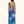 Load image into Gallery viewer, Abito Lungo Donna Me Fui Fantasia Palme Turchese Blu e Viola SW1600-X45
