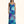 Load image into Gallery viewer, Abito Lungo Donna Me Fui Fantasia Palme Turchese Blu e Viola SW1600-X45

