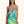 Carica l'immagine nel Visualizzatore galleria, Abito Corto Donna Me Fui Fantasia Palme Verde Acqua e Lilla SW1601-X44
