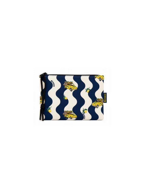 4Giviness Pochette Beauty Uomo Fantasia Blu in Neoprene 126MACPO6305-060