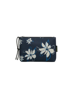 4Giviness Pochette Beauty Uomo Fantasia Floreale Blu in Neoprene 126MACPO6306-060