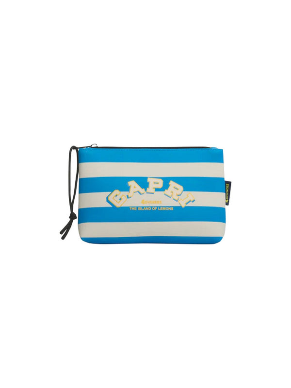 4Giviness Pochette Beauty Uomo Capri Azzurra a Righe in Neoprene 126MACPO6309-064