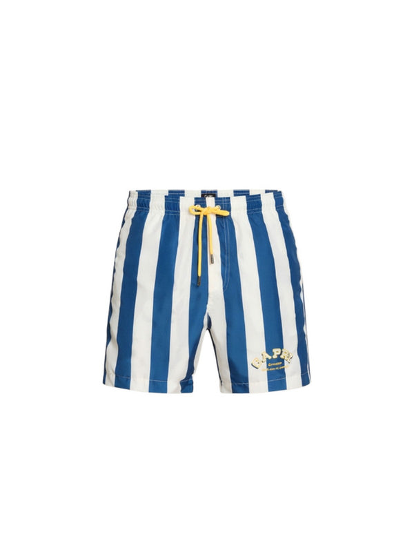 4Giviness Costume Mare Uomo Blu Righe Bianco Blu 126MBWSO6326-060
