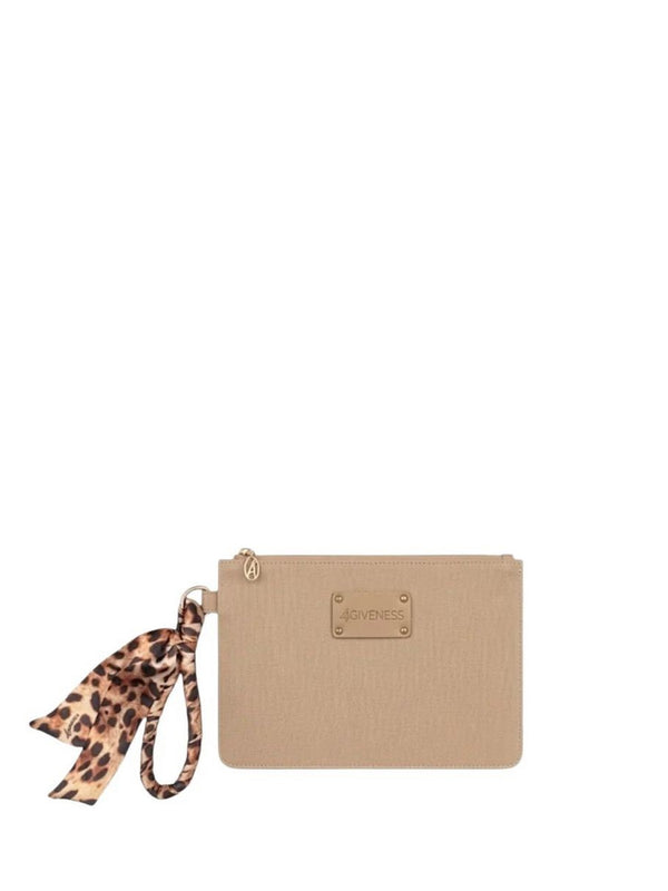 4GIVENESS Pochette Donna Capri Animalier Resort Sabbia 126WACPO5957-005