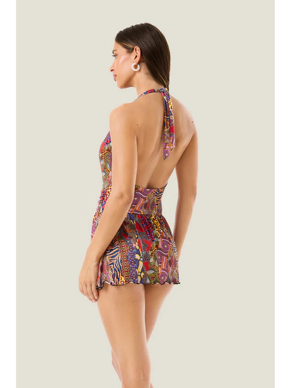 4Giviness Abito Corto Congo Donna Fantasia Multicolor  126WCUAC5597-200
