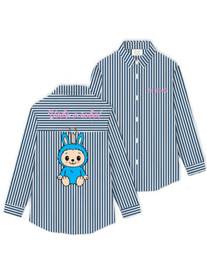 Mc2 Saint Barth Brigitte Embry Brigitte Embry Cotton Stripes V A Ruba 61 - Brig005