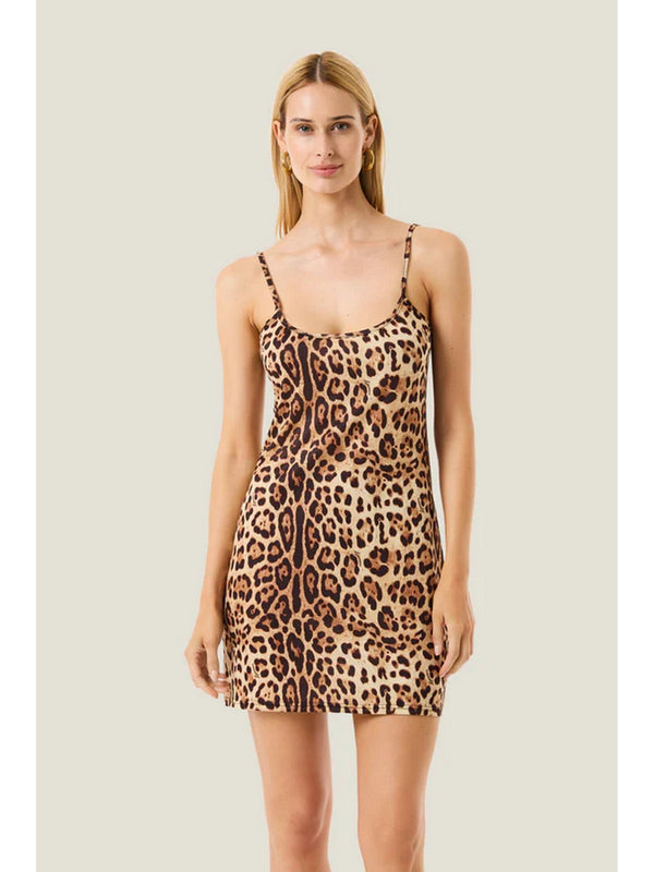 4Giviness Abito Corto Donna Exchange Leo Animalier Marrone Beige 126WCUAC5906-200