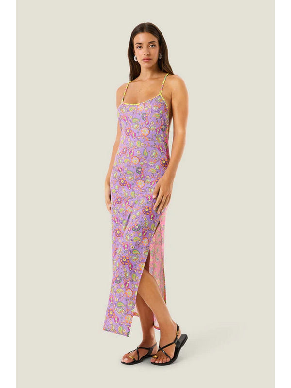4Giviness Abito Lungo Donna Boho Chic Multicolore 126WCUAL6126-200