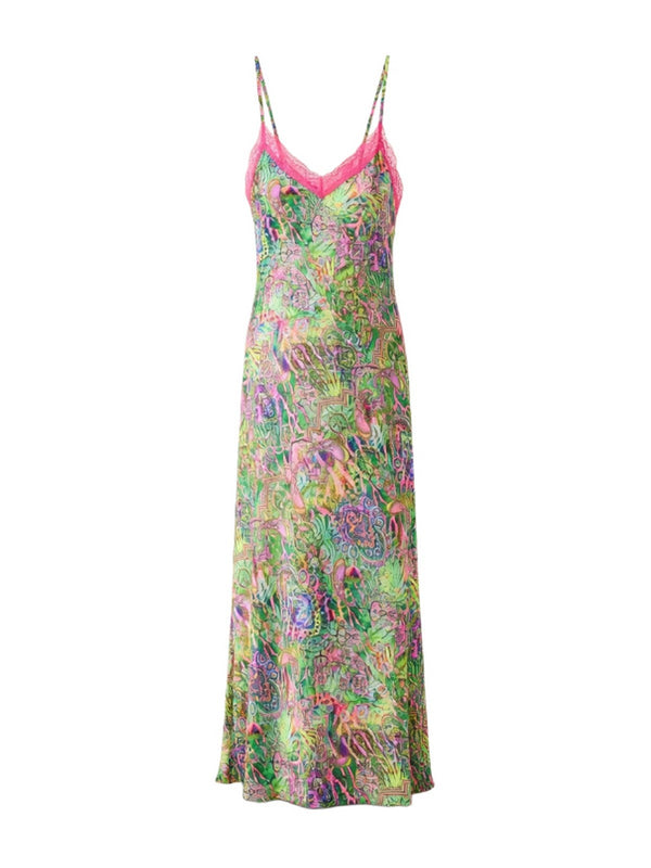 4Giviness Abito Lungo Karma Soul Donna  Fantasia Multicolore  Art. 126WRWAL5834-200